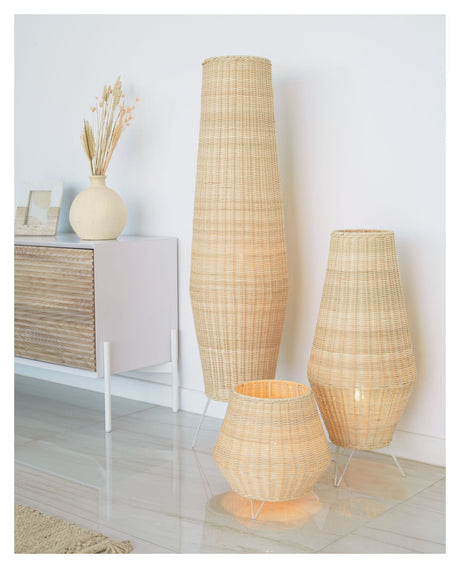 Kamaria Gulvlampe, Rattan - Unoliving.com