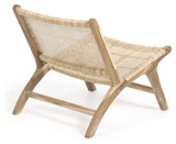 Kave Home Beida Loungestol - Massiv Teak - Unoliving.com