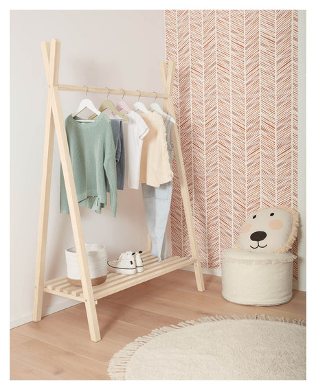 Kave Home Maralis Kids Teepee Tøjstativ Ask - Unoliving.com