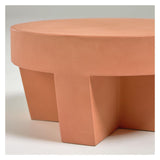 Kave Home Vilena Loungebord Terracotta, Ø60 - Unoliving.com