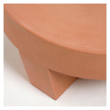 Kave Home Vilena Loungebord Terracotta, Ø60 - Unoliving.com