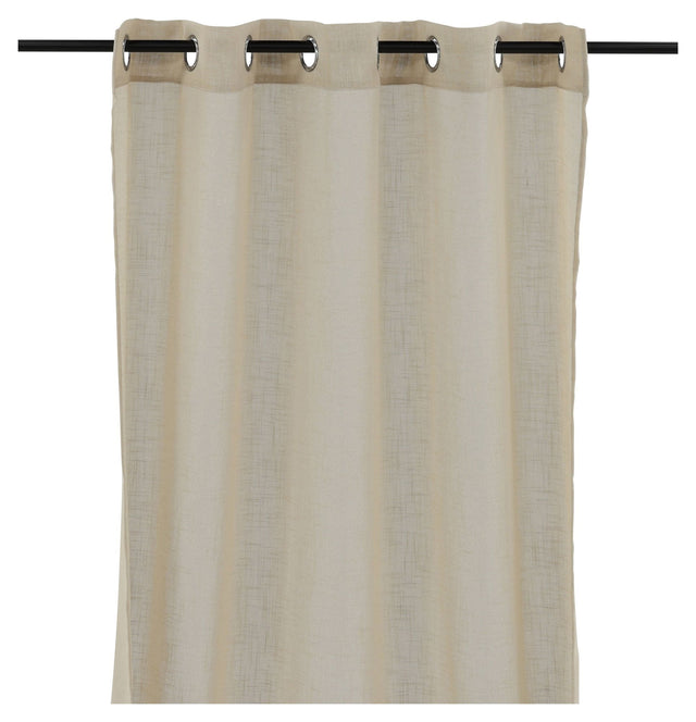 Kaya Gardin Polyester 140x290 - Beige - Unoliving.com