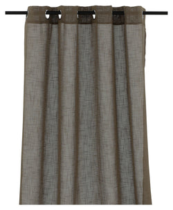 Kaya Gardin Polyester 140x290 - Brun - Unoliving.com