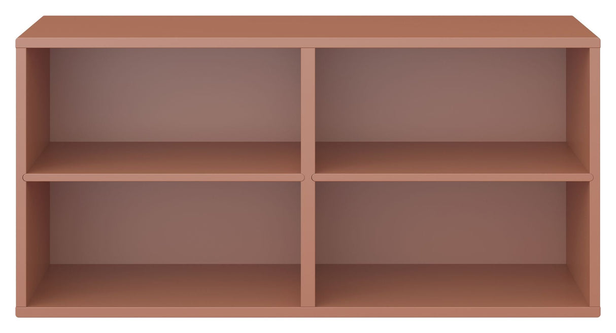 Keep Reol med 2 faste hylder. Modul 002, Terracotta - Unoliving.com