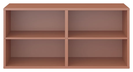 Keep Reol med 2 faste hylder. Modul 002, Terracotta - Unoliving.com