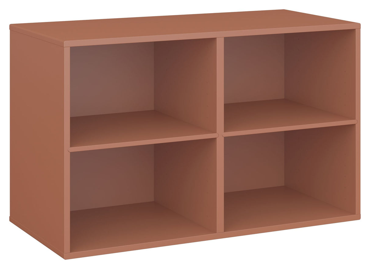 Keep Reol med 2 faste hylder. Modul 004, Terracotta - Unoliving.com