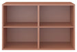 Keep Reol med 2 faste hylder. Modul 004, Terracotta - Unoliving.com