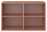 Keep Reol med 2 faste hylder. Modul 004, Terracotta - Unoliving.com