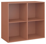 Keep Reol med 2 faste hylder. Modul 006, Terracotta - Unoliving.com