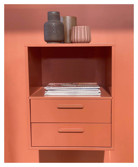 Keep Skab med 2 skuffer, Terracotta - Unoliving.com