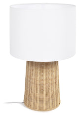 Kimjit Bordlampe i rattan - Unoliving.com