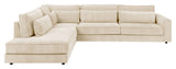 Kingsport Hjørnesofa open end venstre, Beige - Unoliving.com