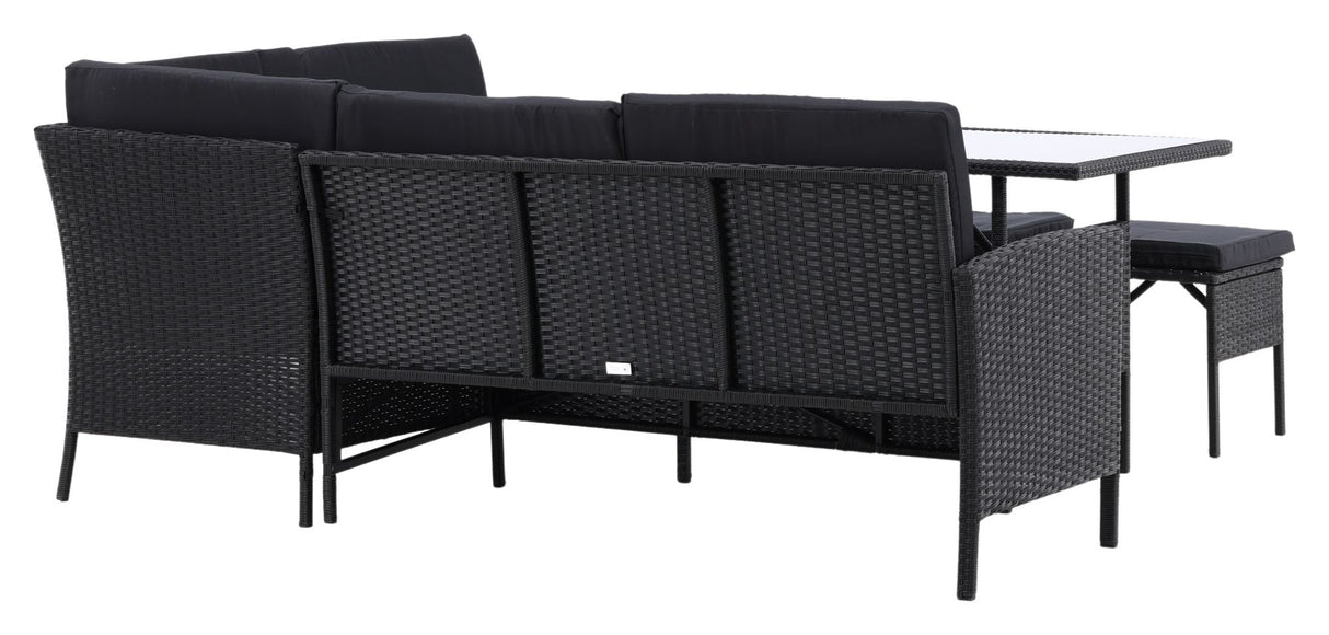 Knock Loungesofa - Sort flet - Unoliving.com