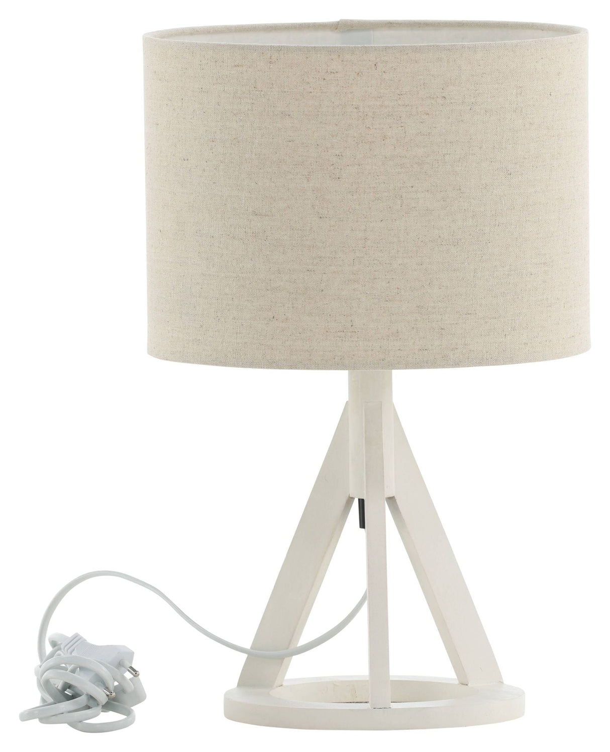 Kona Bordlampe, Hvid/Linen - Unoliving.com