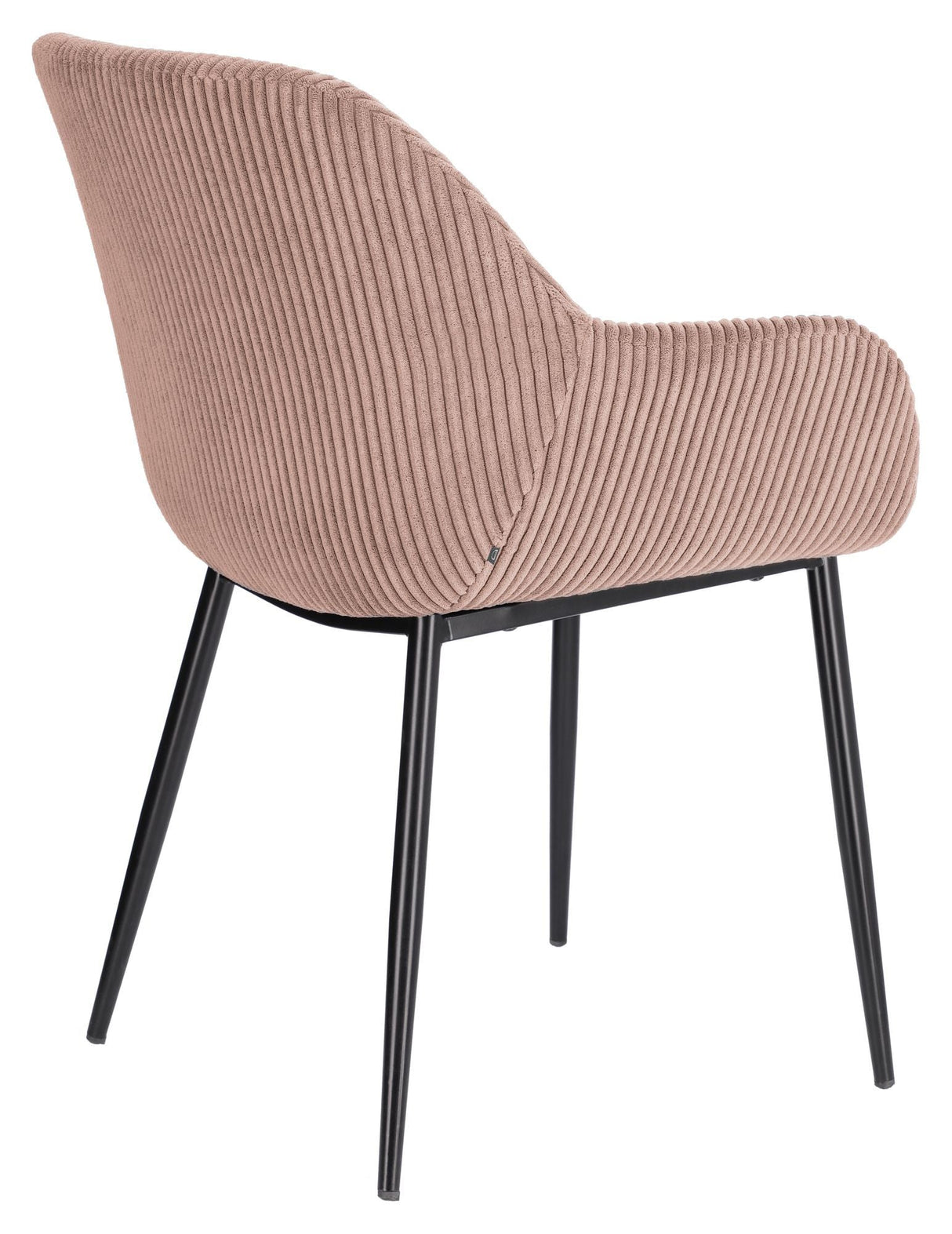 Konna Spisebordsstol Pink Fløjl - Unoliving.com