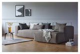 Kornum Sofa med chaiselong højre, Taupe - Unoliving.com