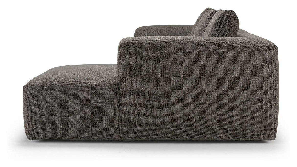 Kornum Sofa med chaiselong højre, Taupe - Unoliving.com