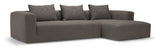 Kornum Sofa med chaiselong højre, Taupe - Unoliving.com