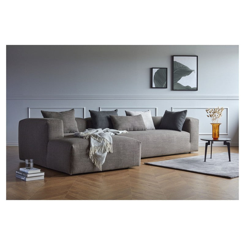 Kornum Sofa med chaiselong venstre, Taupe - Unoliving.com