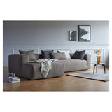 Kornum Sofa med chaiselong venstre, Taupe - Unoliving.com