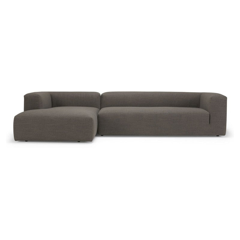 Kornum Sofa med chaiselong venstre, Taupe - Unoliving.com