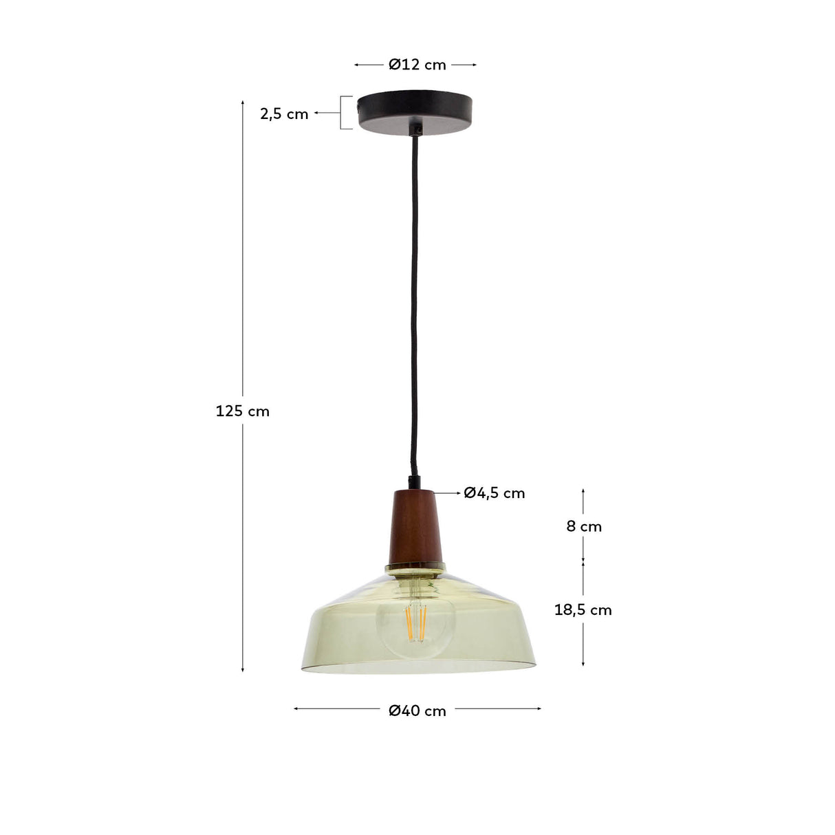 Silex Loftslampe, Ø40 Cm