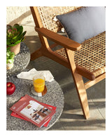 Grignoon Loungestol Acacia/Polyrattan - Unoliving.com