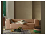 Lagoon 3-pers sofa, Peach - Unoliving.com