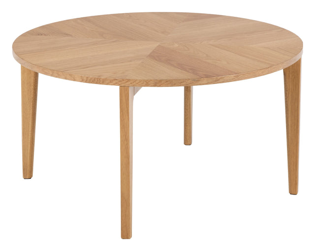 Laudal Sofabord, Naturlig MDF, Ø80 - Unoliving.com