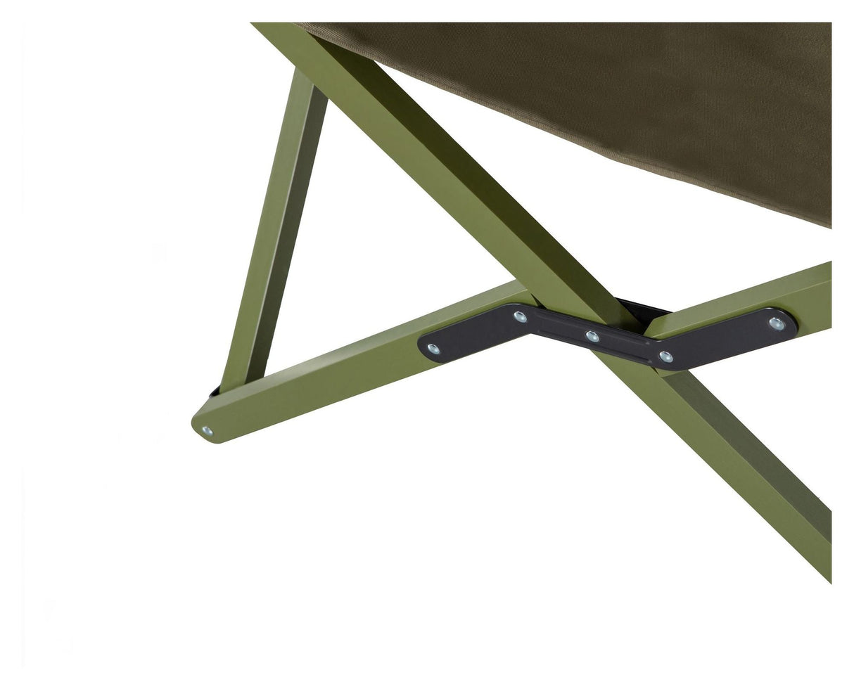 Lazy Foldbar Udendørs Lænestol, Camouflage Grøn - Unoliving.com