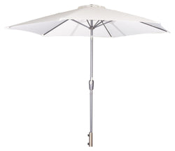 Leeds Parasol, 3m, Grå Alu/Ecru Stof - Unoliving.com