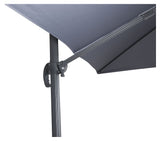 Leeds Parasol 3x3m 360 Sort/Grå - Unoliving.com