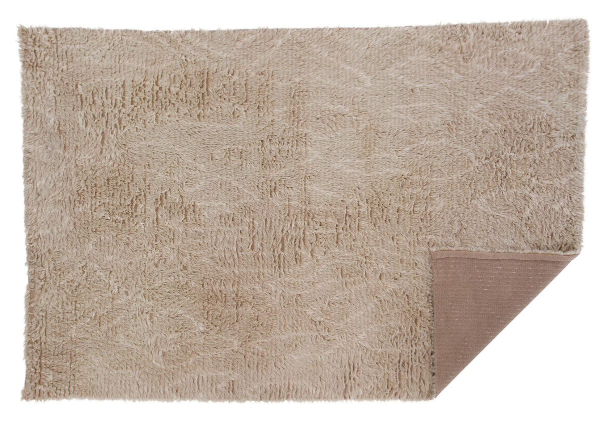 Leiko uld tæppe, 160x230, Beige - Unoliving.com