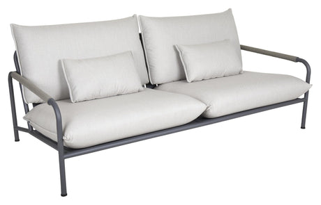 Lerberget 2,5-pers. Loungesofa m. hynder, Grå - Unoliving.com