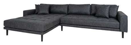 Lido, Lounge Sofa venstrevendt , mørk grå - Unoliving.com