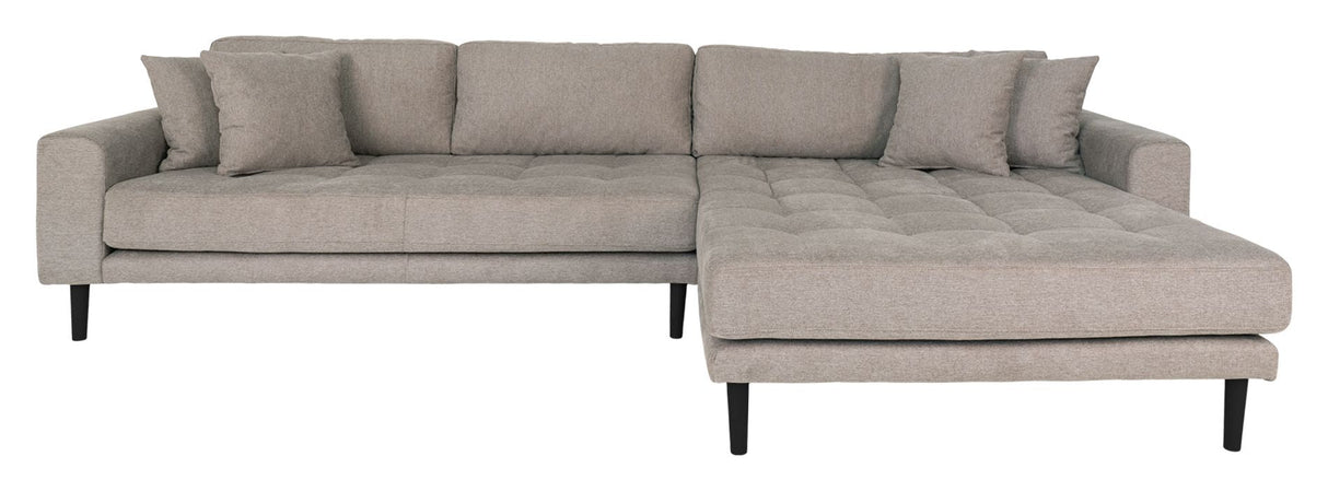 Lido Loungesofa, højrevendt, Stone - Unoliving.com