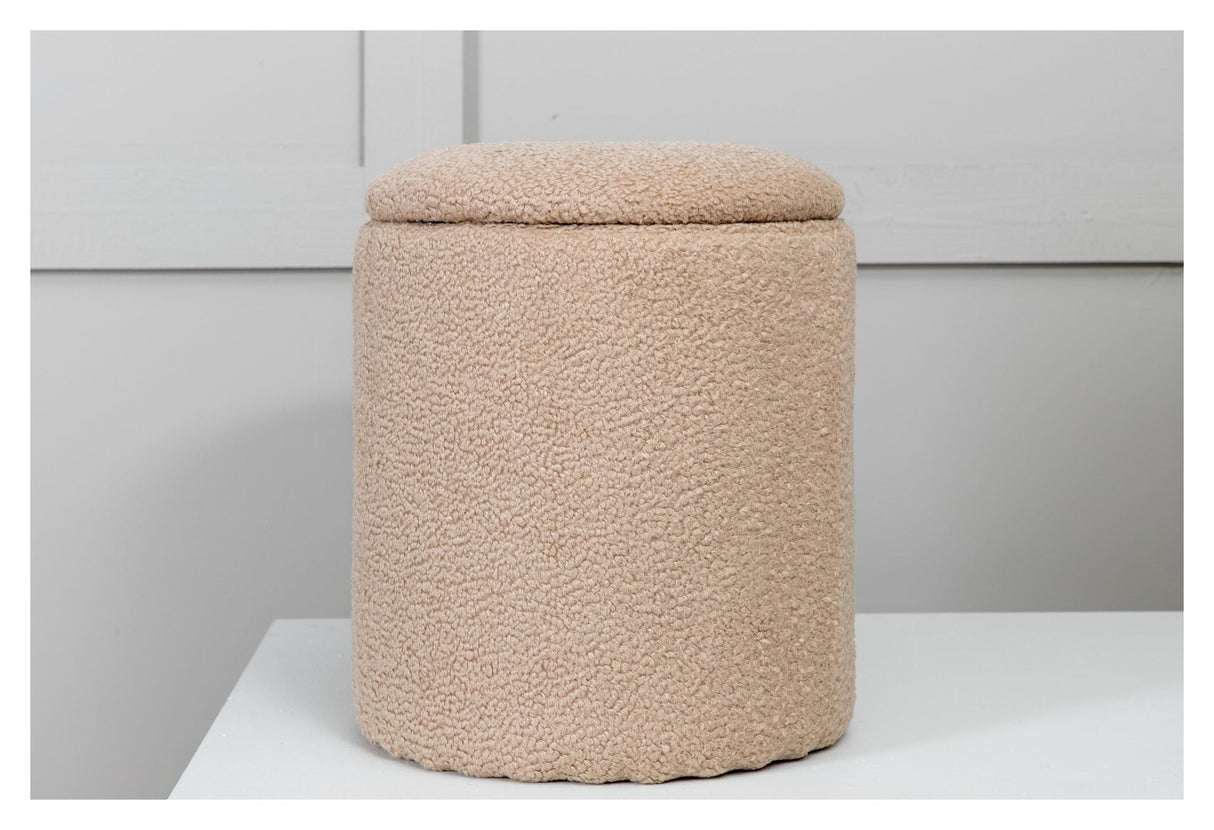 Limpen Puf, Beige Teddy - Unoliving.com