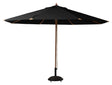 Lizzano Parasol Ø400, Sort - Unoliving.com