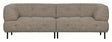 Lloyd 4-pers. Sofa, Brun Melange - Unoliving.com