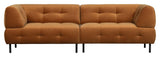 Lloyd 4-pers. Sofa, Mat cinnamon velour - Unoliving.com