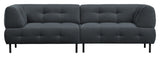 Lloyd 4-pers. Sofa, Mat cloud velour - Unoliving.com