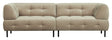 Lloyd 4-pers. Sofa, Mat sea salt velour - Unoliving.com