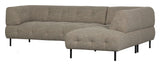 Lloyd Hjørnesofa, Højre, Brown Melange - Unoliving.com