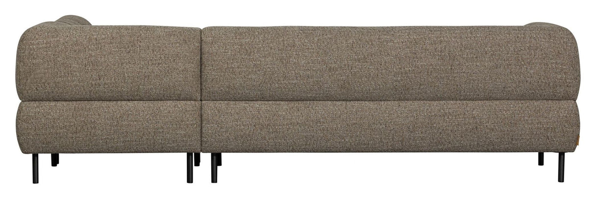 Lloyd Sofa m. chaiselong, Højre, Mørkebrunt Melange - Unoliving.com