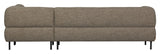 Lloyd Sofa m. chaiselong, Højre, Mørkebrunt Melange - Unoliving.com