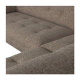 Lloyd Sofa m. chaiselong, Højre, Mørkebrunt Melange - Unoliving.com