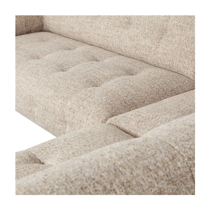 Lloyd Sofa m. chaiselong, Højrevendt Natural Melange - Unoliving.com