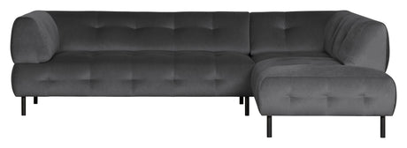 Lloyd Sofa m. chaiselong, højrevendt - Antracit - Unoliving.com