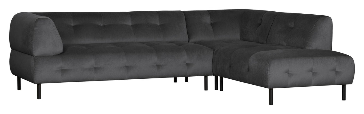 Lloyd Sofa m. chaiselong, højrevendt - Antracit - Unoliving.com