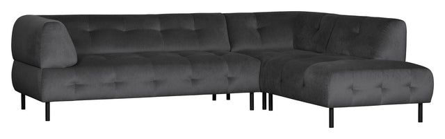 Lloyd Sofa m. chaiselong, højrevendt - Antracit - Unoliving.com